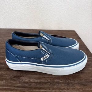 Vans Classic Navy Slip-On Shoes